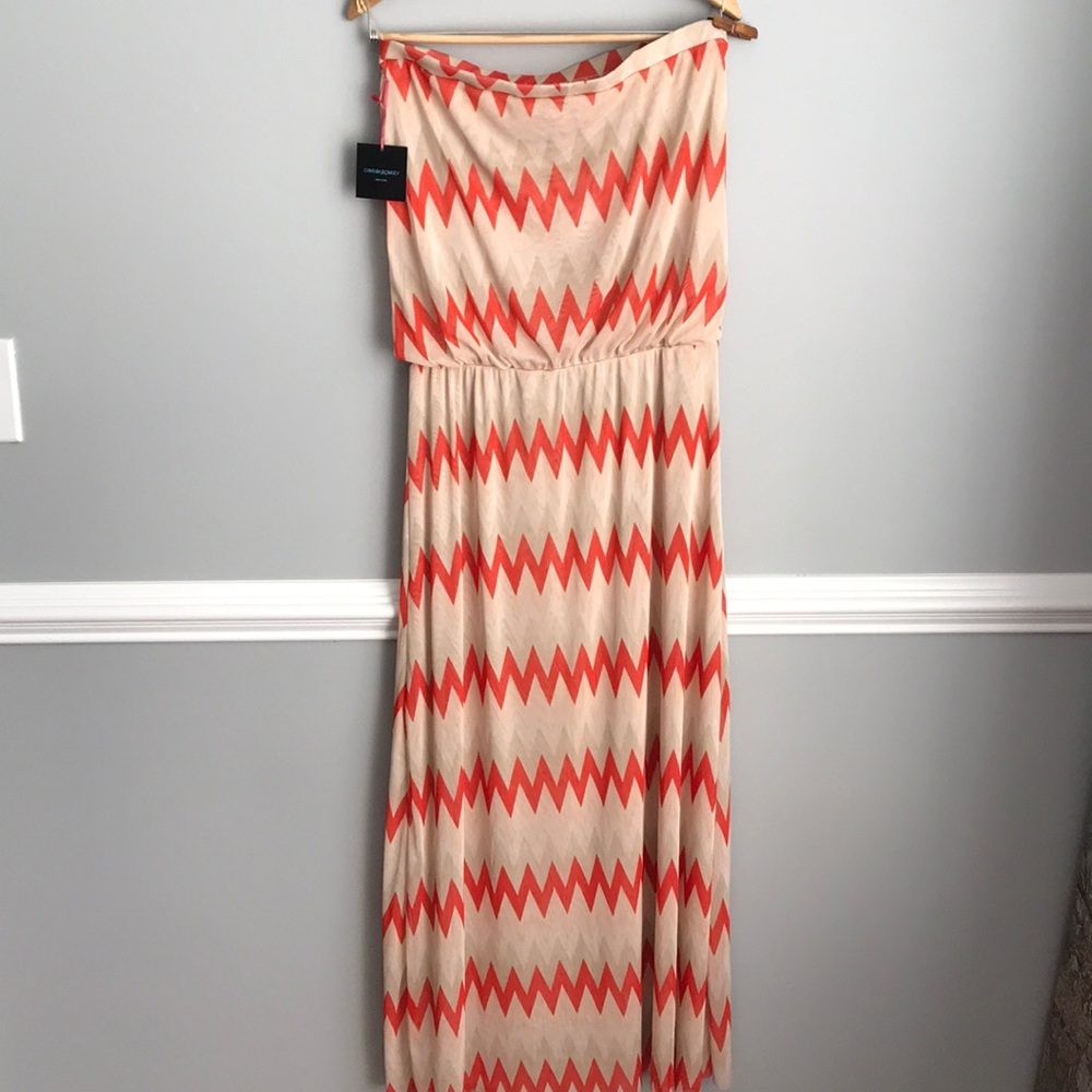 Cynthia Rowley Chevron Strapless Dress/Cover-up - Picture 6 of 7